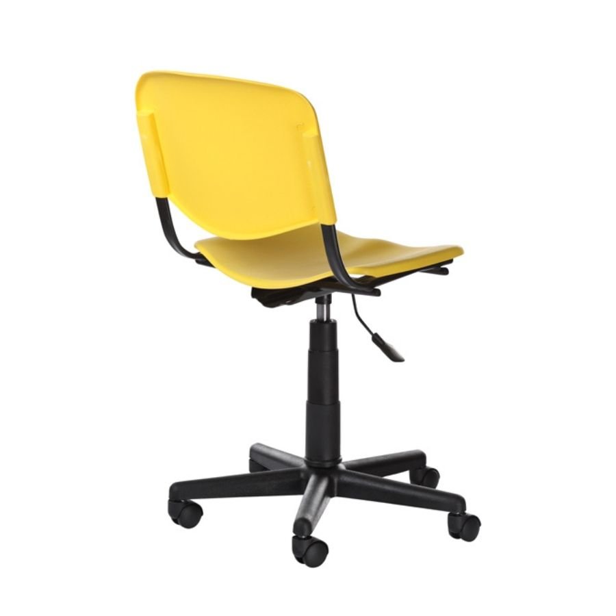 SILLA ISO P PLASTIC Silla Iso P Amarilla Trasera