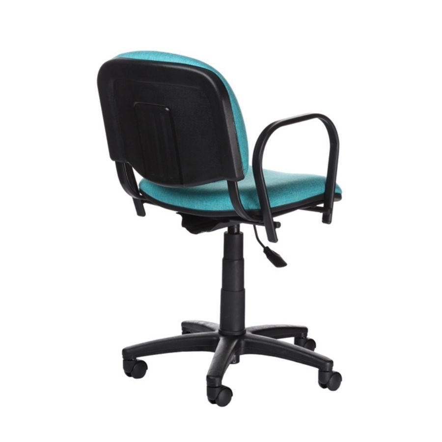 SILLA ISO P ARM Silla de visita con brazos ISO P Arm vista trasera estructural ScrivaniaMx