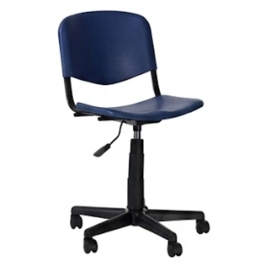SILLA ISO P PLASTIC Silla Iso P Azul Perspectiva