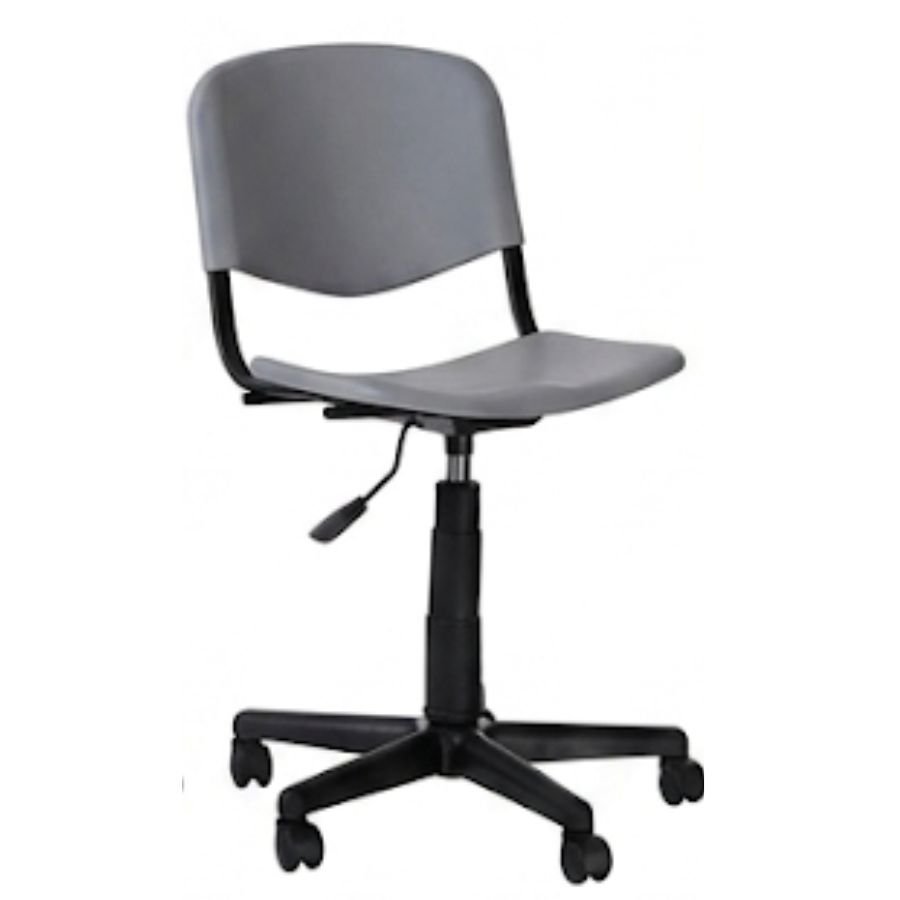 SILLA ISO P PLASTIC Silla Iso P Gris Perspectiva