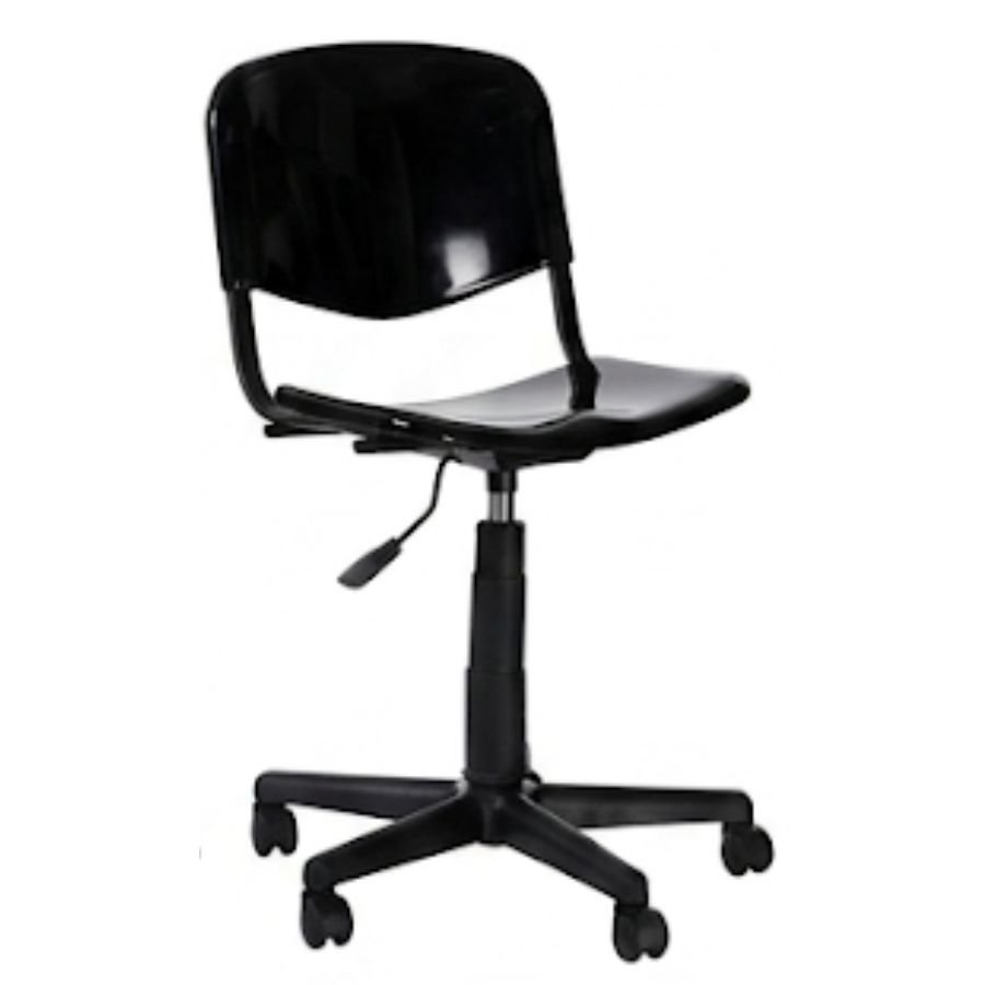 SILLA ISO P PLASTIC Silla Iso P Negra Perspectiva