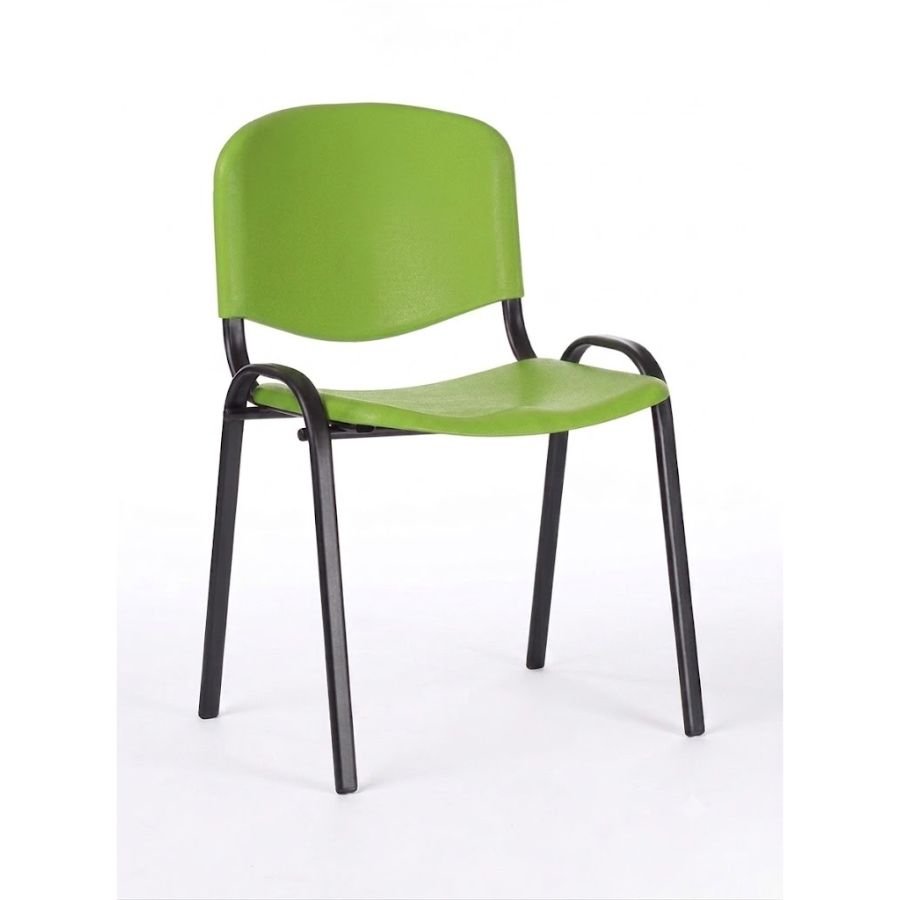 SILLA ISO PLASTIC Silla ISO Plastic color verde perspectiva ScrivaniaMx