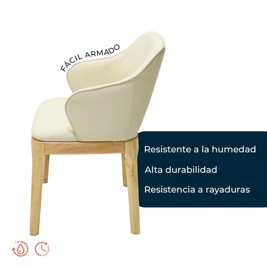 SILLA DE COMEDOR VIERO Características silla Viero