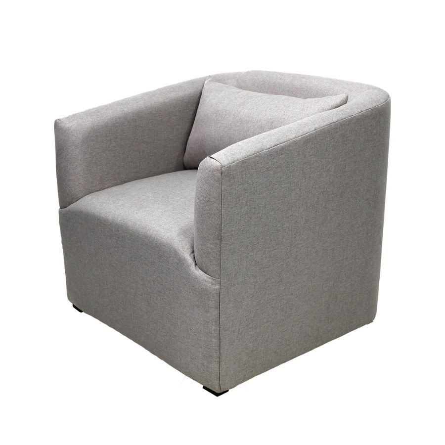 SILLON NEPAL Sillón Nepal color perla diseño contemporáneo ScrivaniaMx