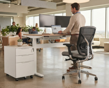 3  Muebles básicos de oficina: Silla, Escritorio y Archivero