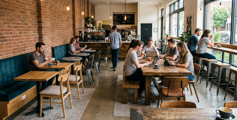 Mobiliario para Cafeterías y exteriores