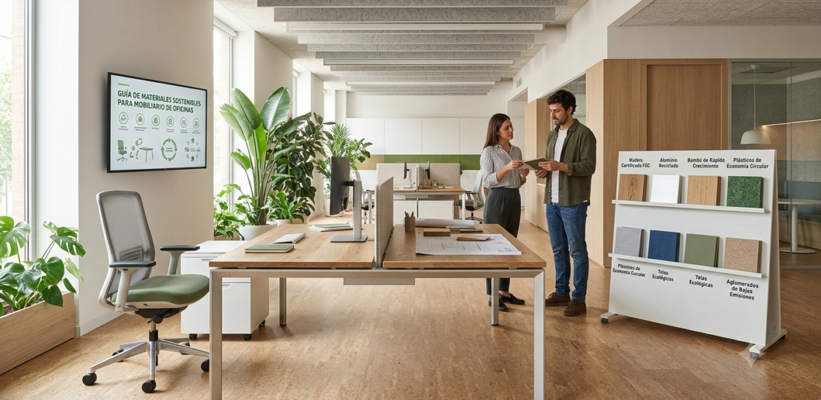 Mobiliario de Oficinas: Guía de Materiales Sostenibles
