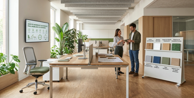 Mobiliario de Oficinas: Guía de Materiales Sostenibles